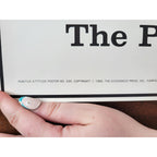 1986 Positive Attitude Poster #530 - Economics Press - Ted Key -How About Litter