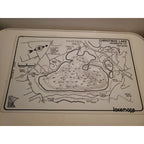 Vintage Lakemaps Waterproof Plastic Card - Christmas Lake Hennepin County MN