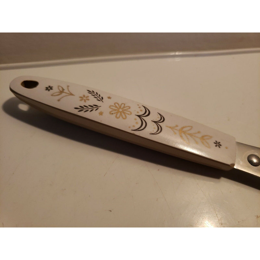 Vintage FLINT Arrowhead Stainless Cake/Frosting Knife - Wheaton Pattern Handle