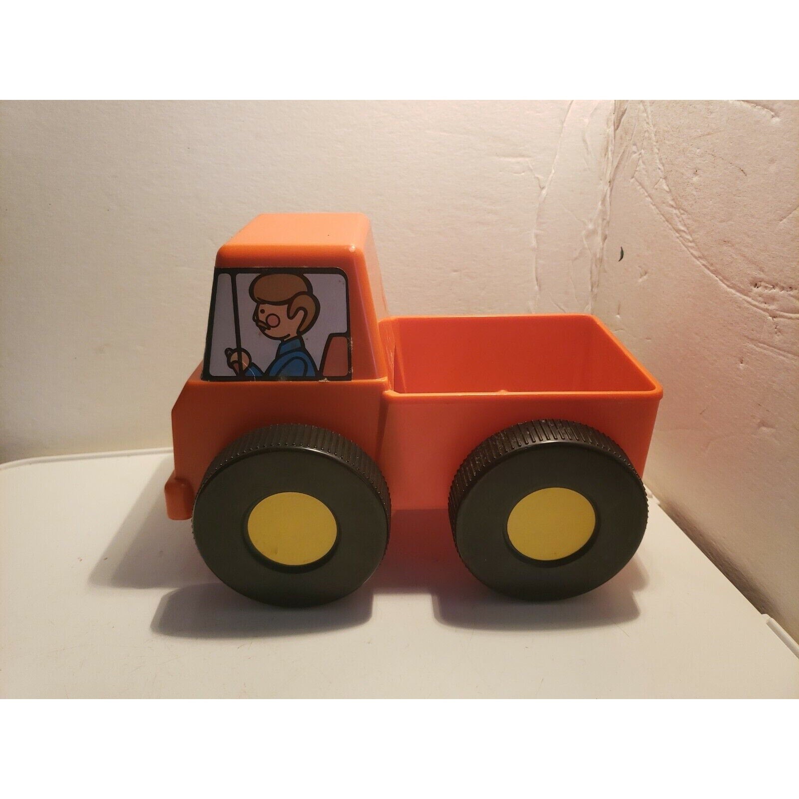 Vintage Tupperware Toys Red Truck Car - Made in the USA