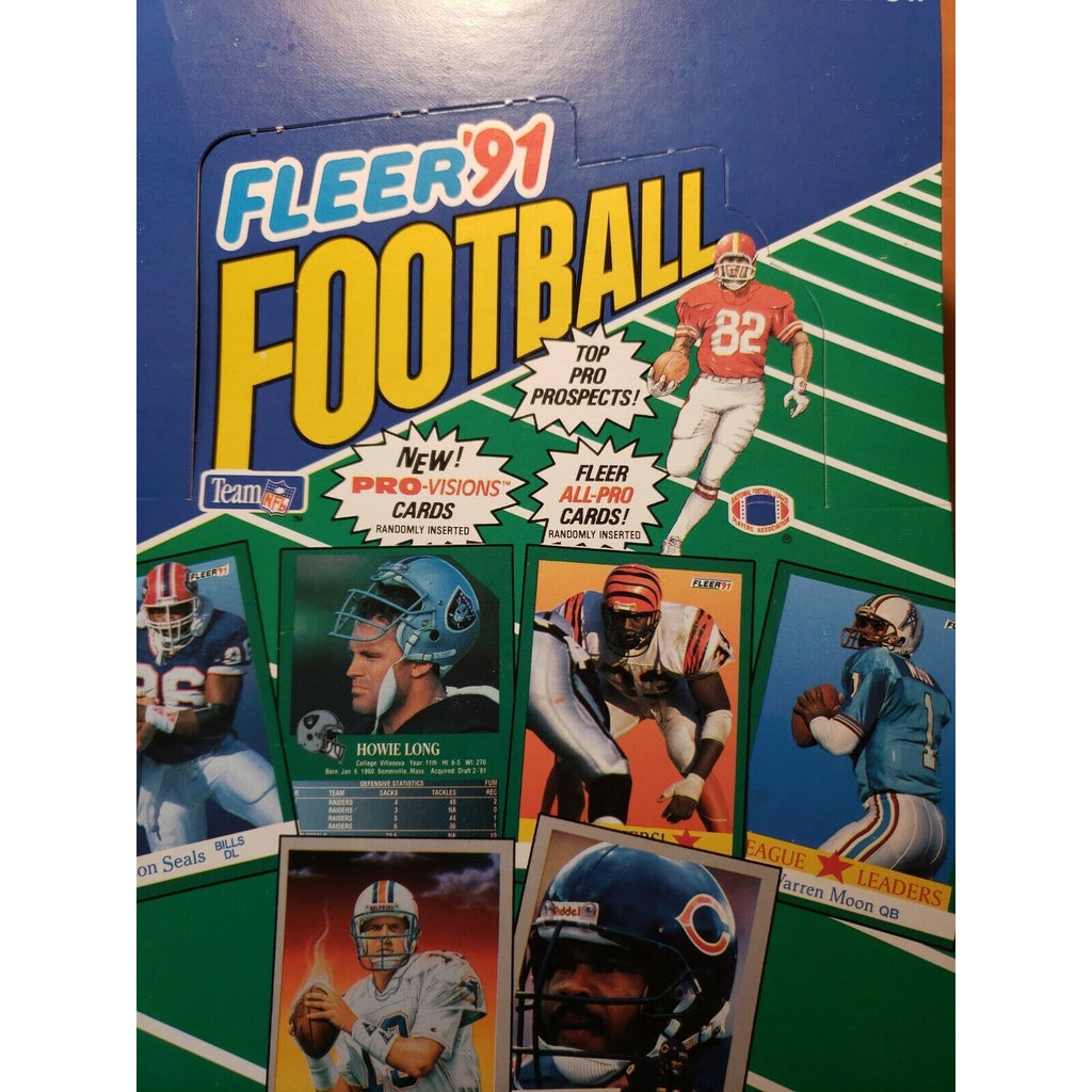 1991 Fleer NFL Football 42 Card Rack Pack - New/Sealed from freshly opened case