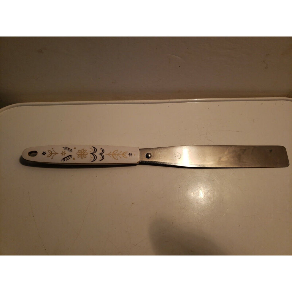 Vintage FLINT Arrowhead Stainless Cake/Frosting Knife - Wheaton Pattern Handle