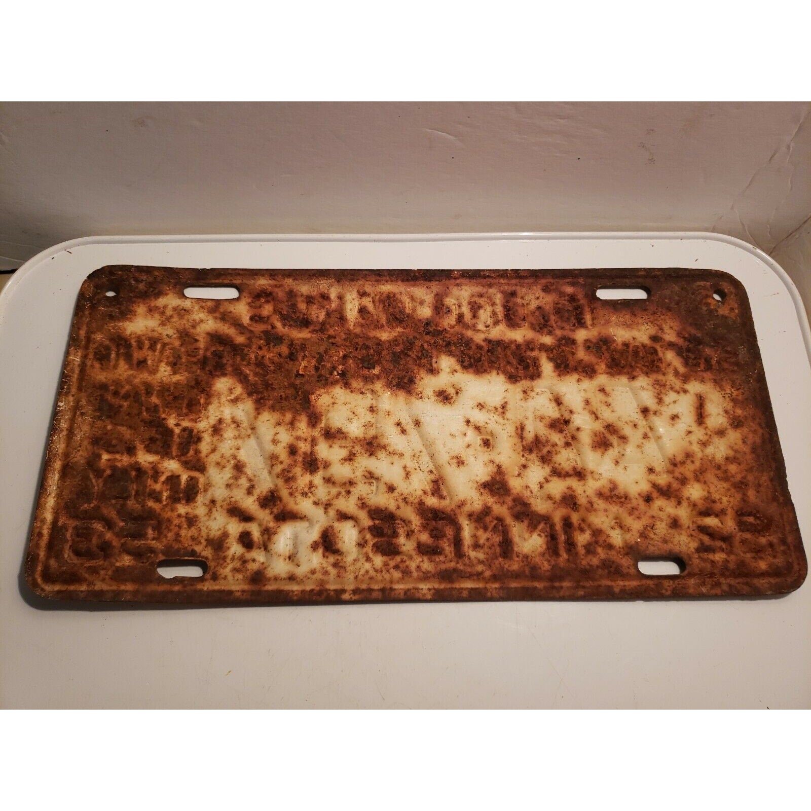 1952-1953 Minnesota License Plate Tax 2 WHL.TR'L'R - 10,000 Lakes - Own Use Only