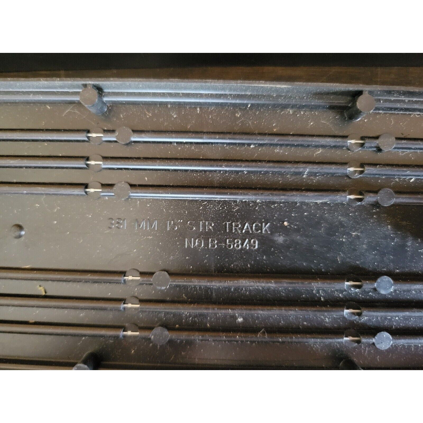 Lot of 2 Tyco B 5849 - 381 MM 15" Str Slotless Track Pieces - Hong Kong