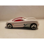 Hot Wheels 2001 Backdraft (White) Diecast Car Loose D34