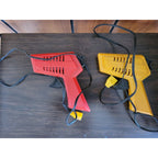 Lot of 2 Tyco Command Controllers w/Lane Change Sw - Red & Yellow Hand Guns