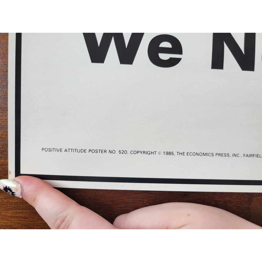 1985 Positive Attitude Poster #520 - Economics Press - Ted Key - Take Care