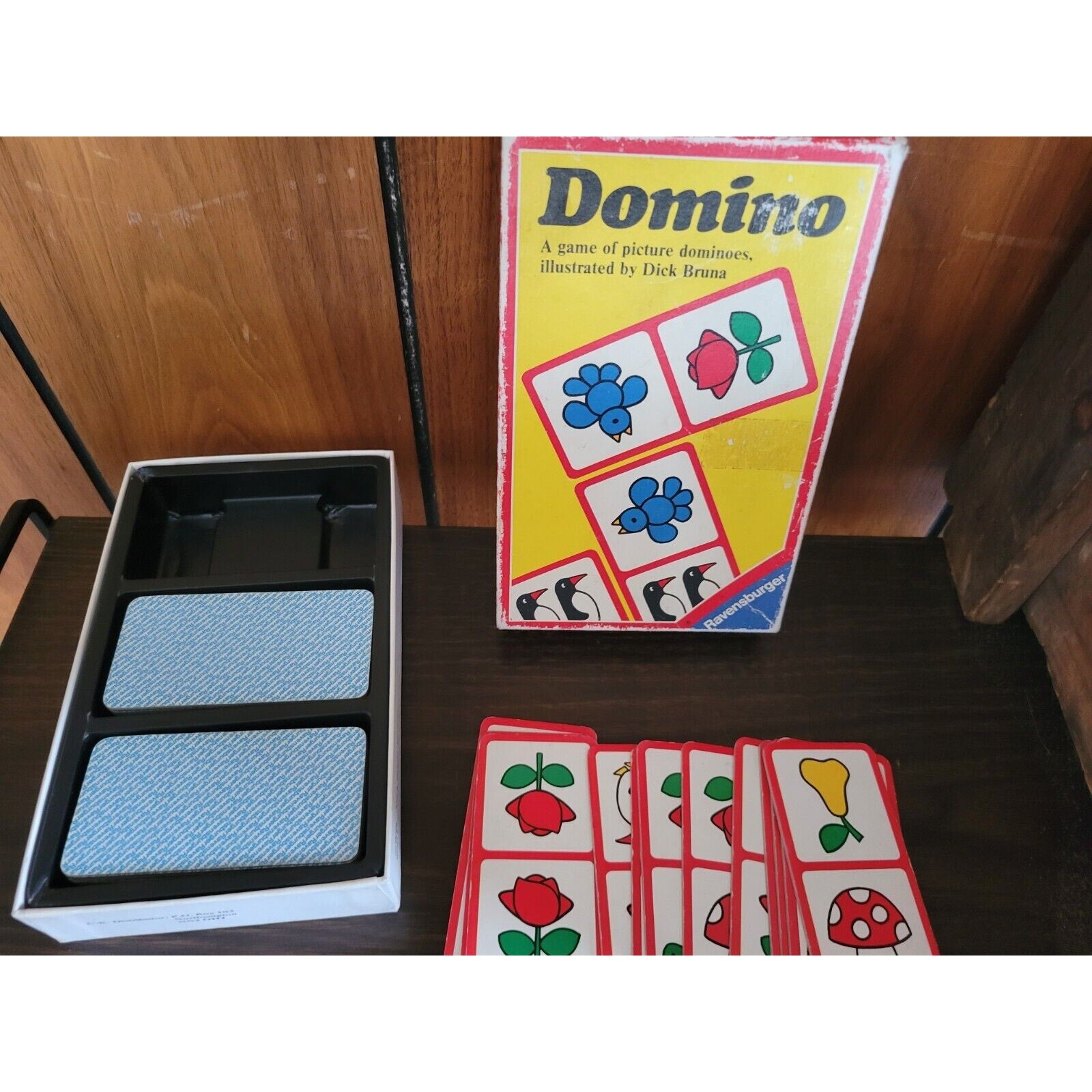 1982 Domino Game by Ravensburger - Dick Bruna - West Germany - 80 038 Complete