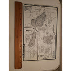 Vintage Lakemaps Waterproof Plastic Card - Bavaria/Piersons/Wasserman Carver MN