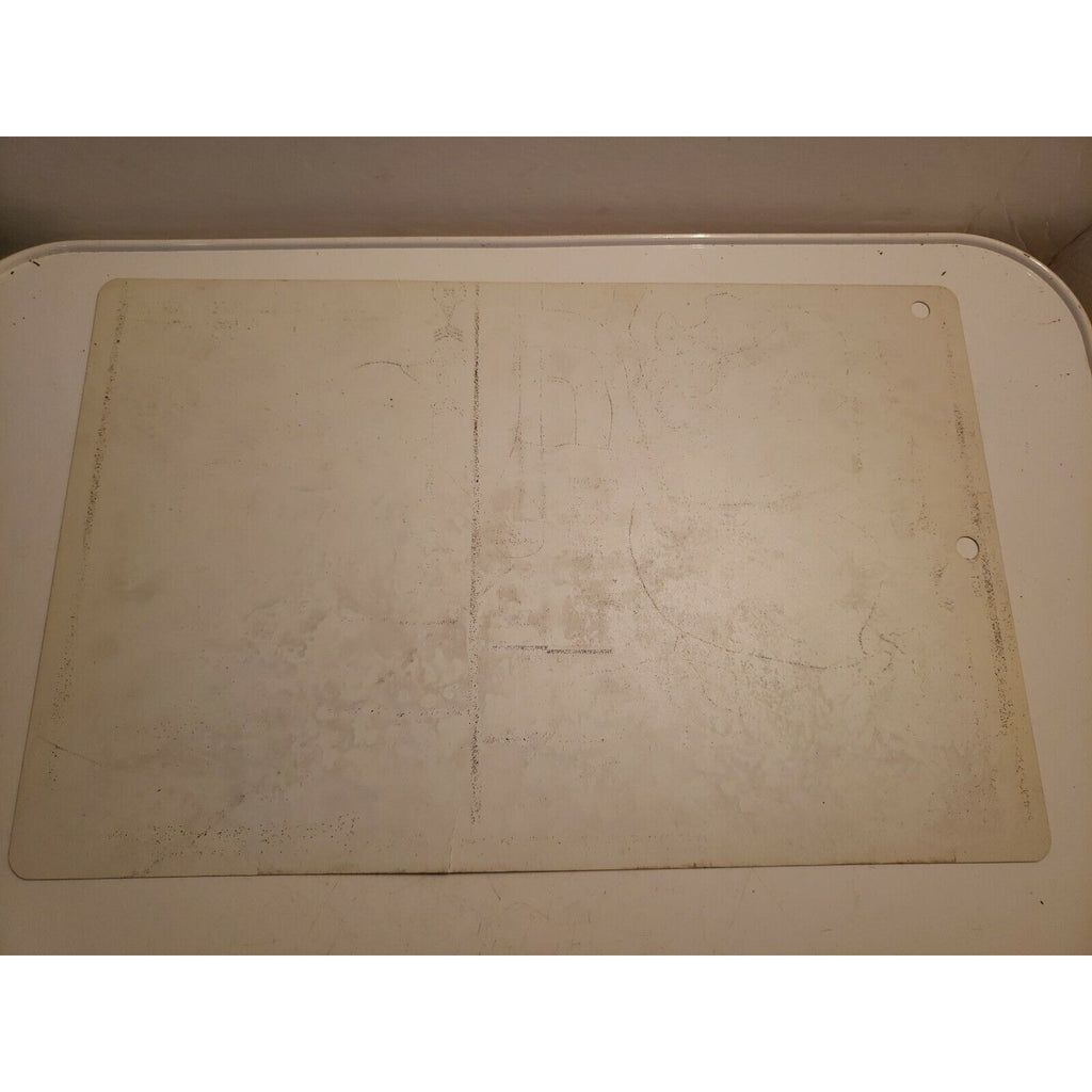 Vintage Lakemaps Waterproof Plastic Card - Ann/Lucy/Susan Lakes Carver County MN