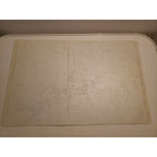 Vintage Lakemaps Waterproof Plastic Card - Ann/Lucy/Susan Lakes Carver County MN