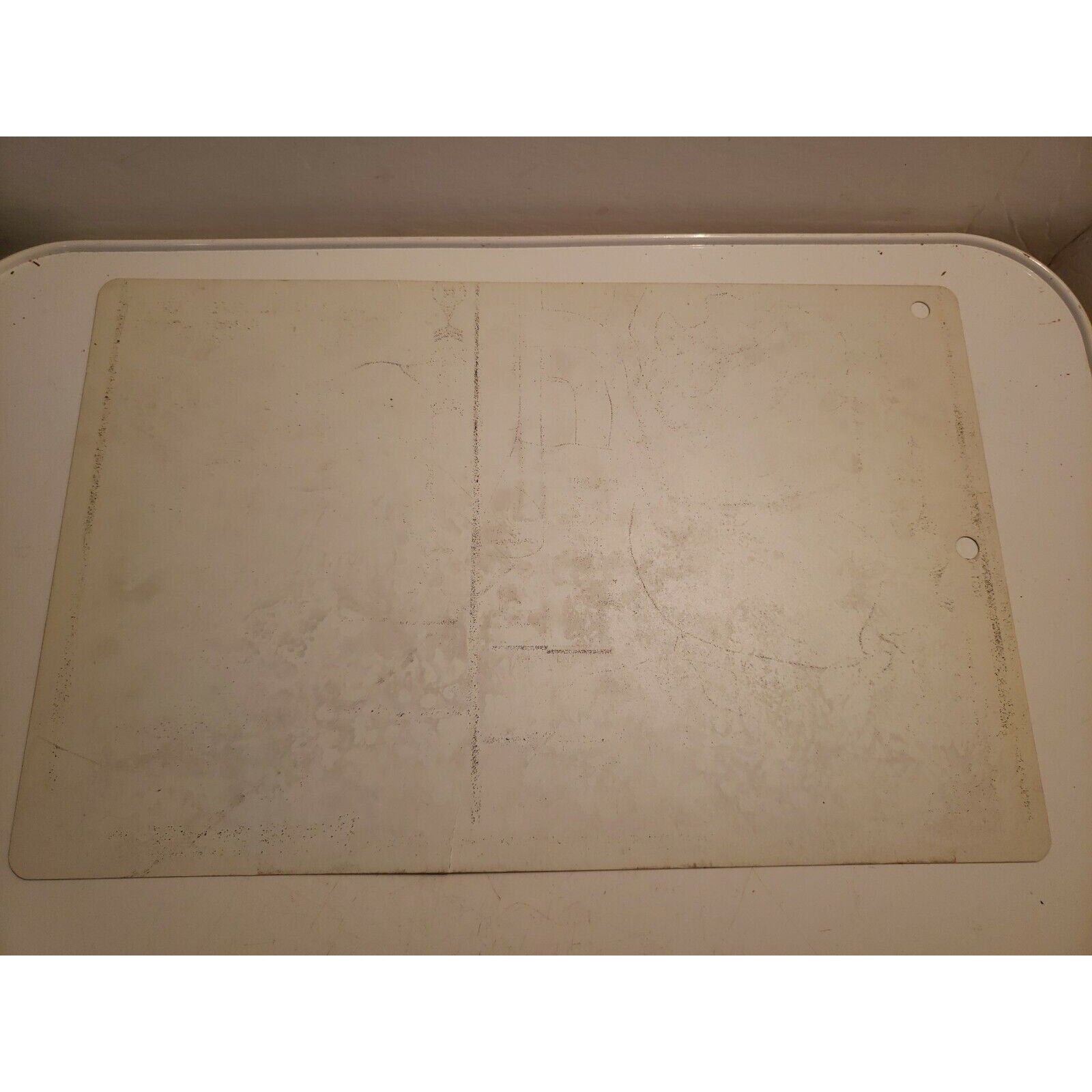 Vintage Lakemaps Waterproof Plastic Card - Ann/Lucy/Susan Lakes Carver County MN