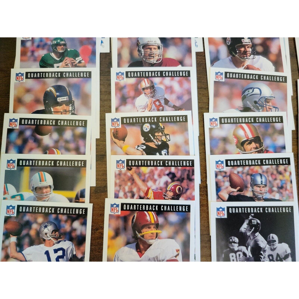 1991 Upper Deck Domino's Quarterback Challenge - Complete Set - 1-50- Fresh Pull