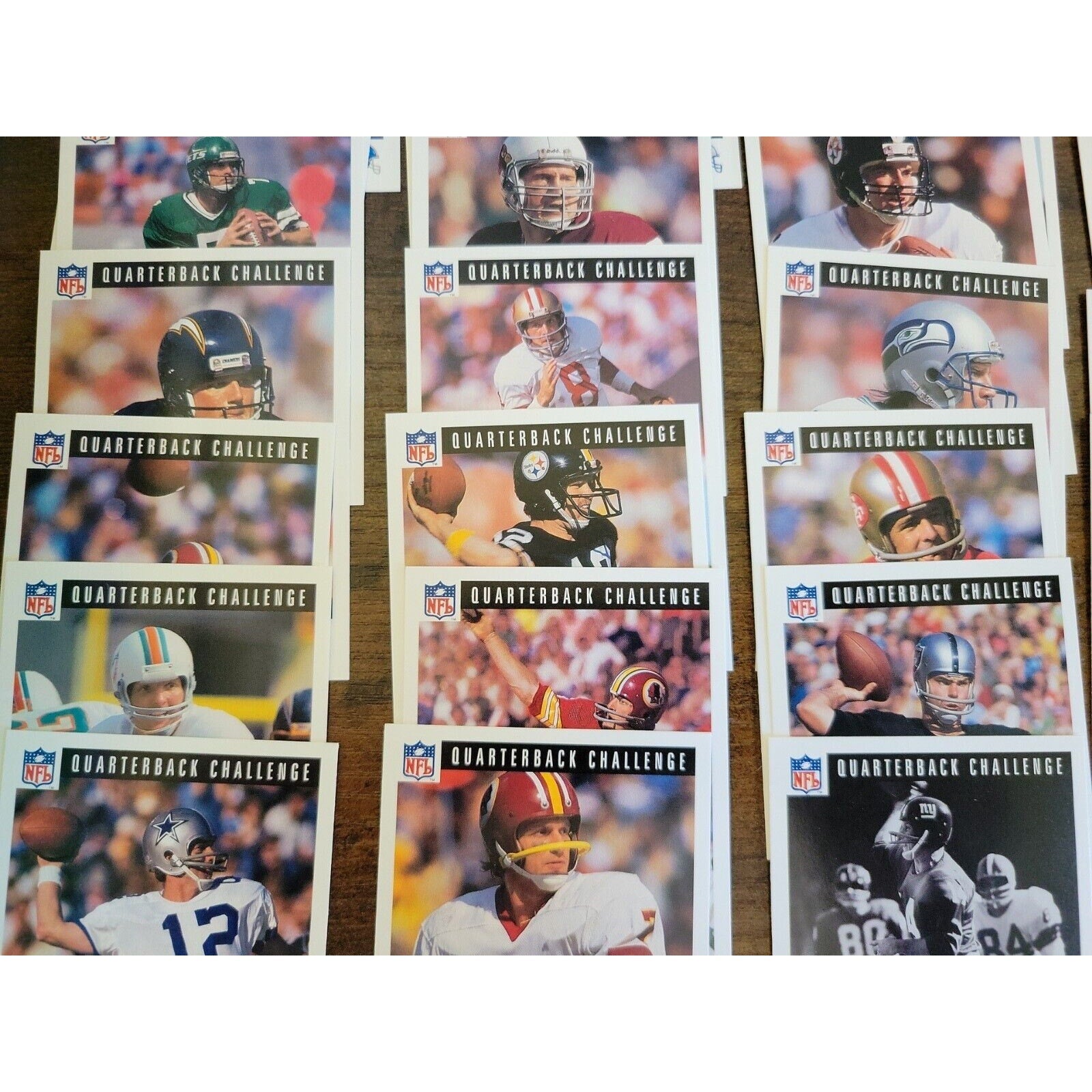 1991 Upper Deck Domino's Quarterback Challenge - Complete Set - 1-50- Fresh Pull