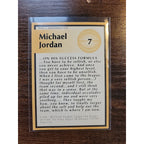 Michael Jordan 1991 Tuff Stuff Jr. Magazine Insert #7 - Chicago Bulls - NBA