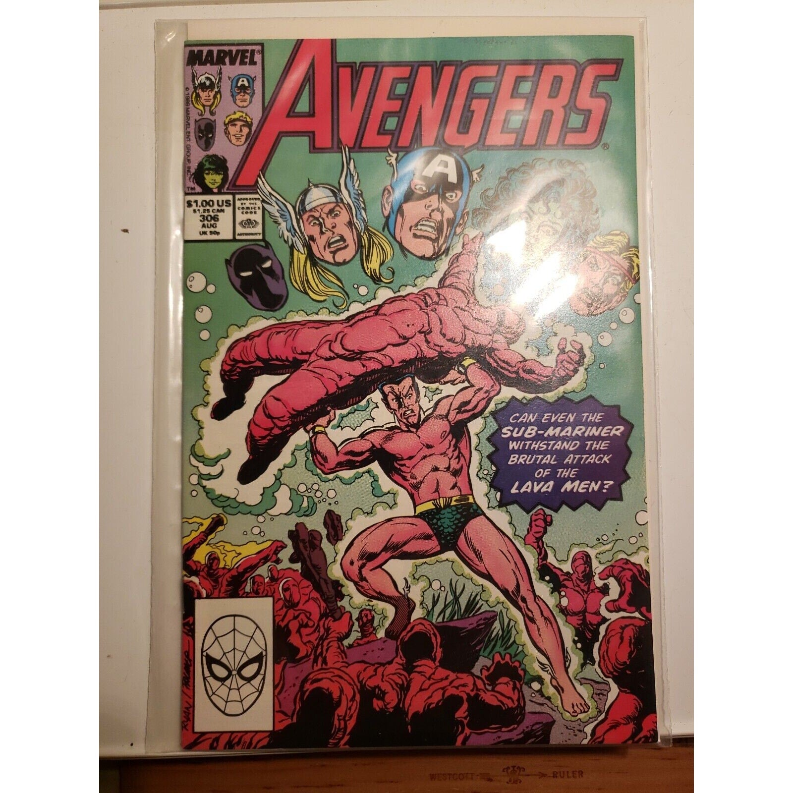 Lot of 4 1988/1989 Marvel Comics Avengers #305 306 309 310 Comic Books