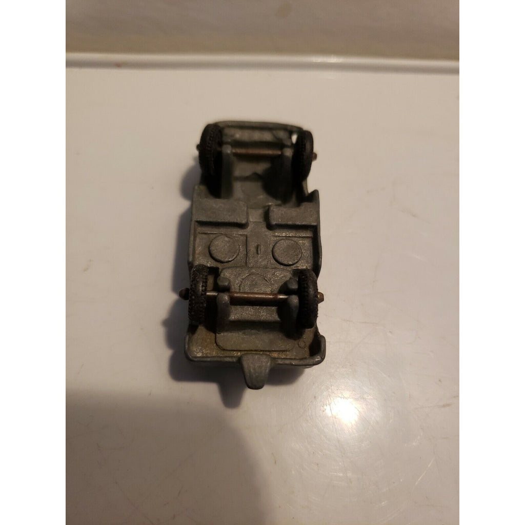 Vintage (Tootsie Toy?) Green Jeep - Metal Diecast Miniature Toy Car