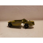 Vintage Diecast Lime Green Toy Truck - metal, sand, gravel, dump, hauler, road