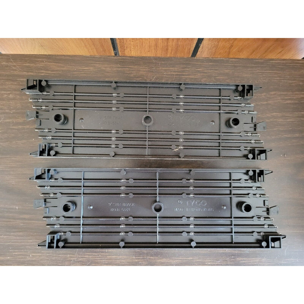 Lot of 2 Tyco B 5848 - 9" Str Slotless Track Pieces - Hong Kong