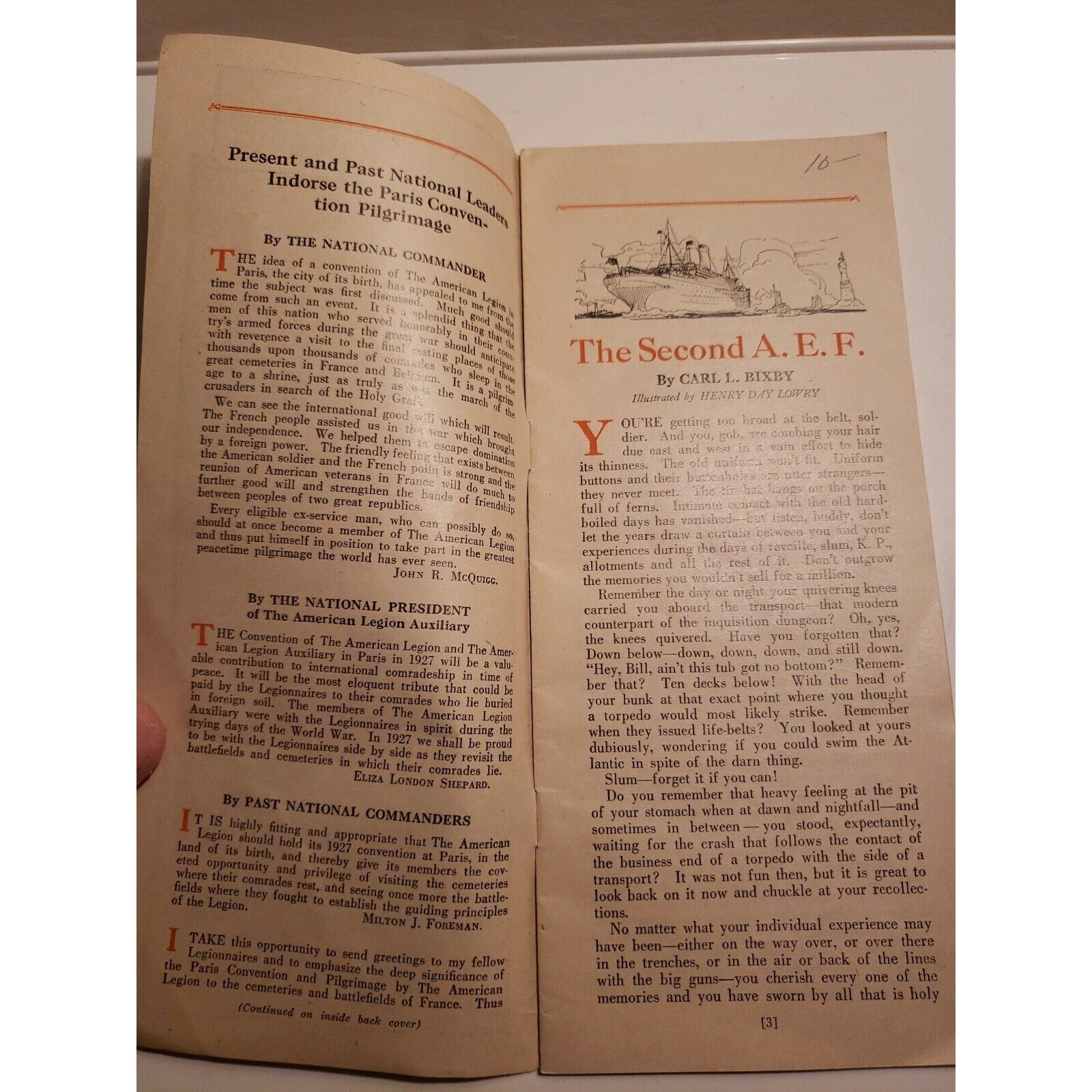 American Legion Weekly Supplement V 8, No 6, February 5 1926 The Second A.E.F.