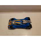 Hot Wheels 2000 Vulture Car, Blue w/Flames 1:64