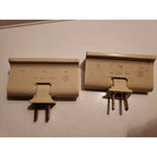 2 Pc Swivel 3 Outlet Indoor Wall Plug Current Tap Power 125V AC Adapter