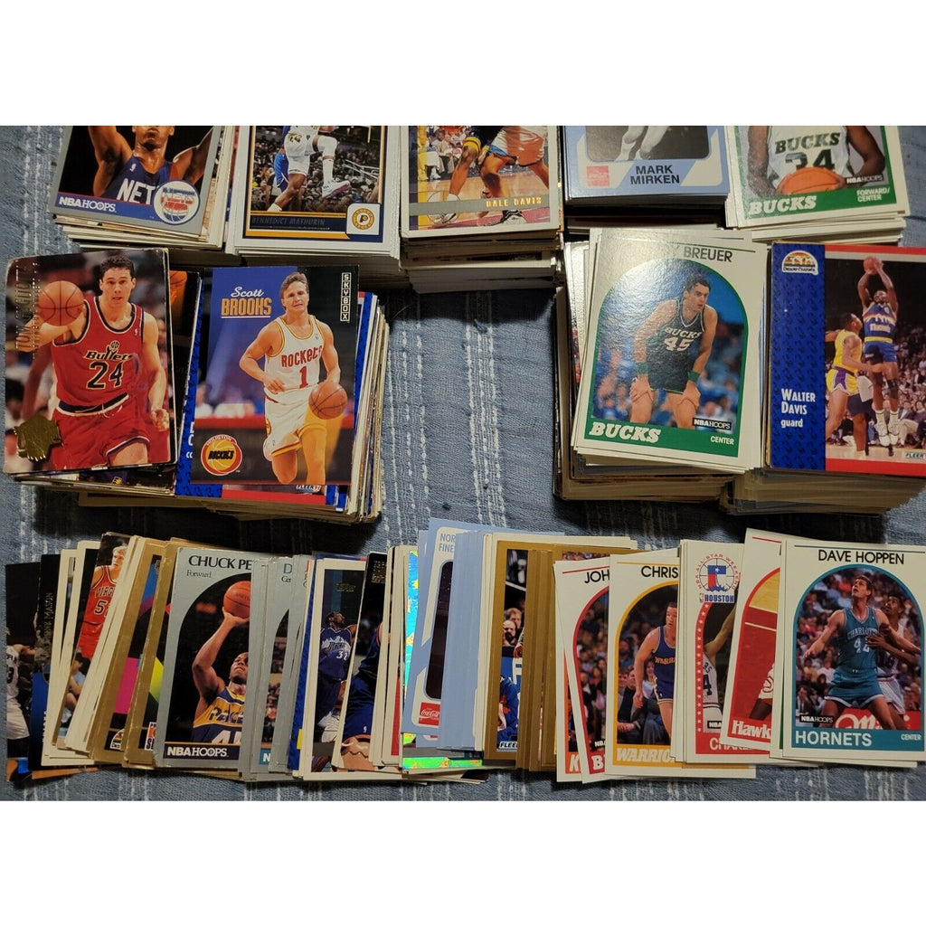 Lot of approx 1,000+ NBA Basketball Cards - Topps, Upper Deck, NBA Hoops, Panini