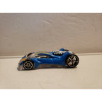 Hot Wheels 2000 Vulture Car, Blue w/Flames 1:64