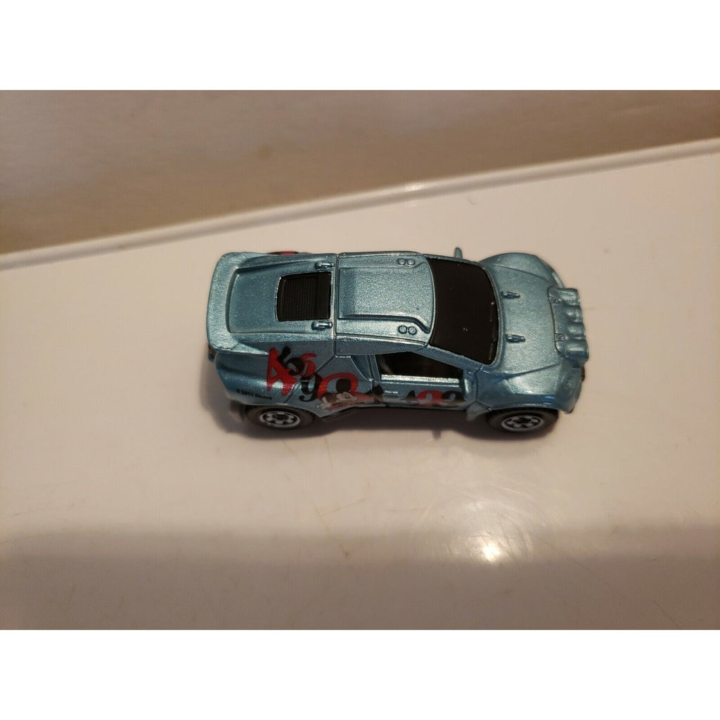 2008 Matchbox Quick Sander MB767 Rally Truck Mickey Mouse Edition Metallic Blue
