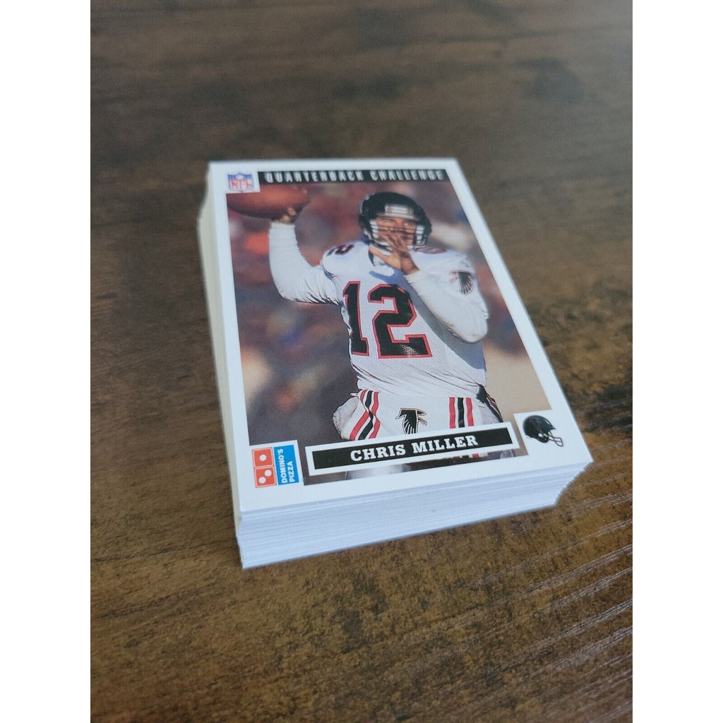 1991 Upper Deck Domino's Quarterback Challenge - Complete Set - 1-50- Fresh Pull