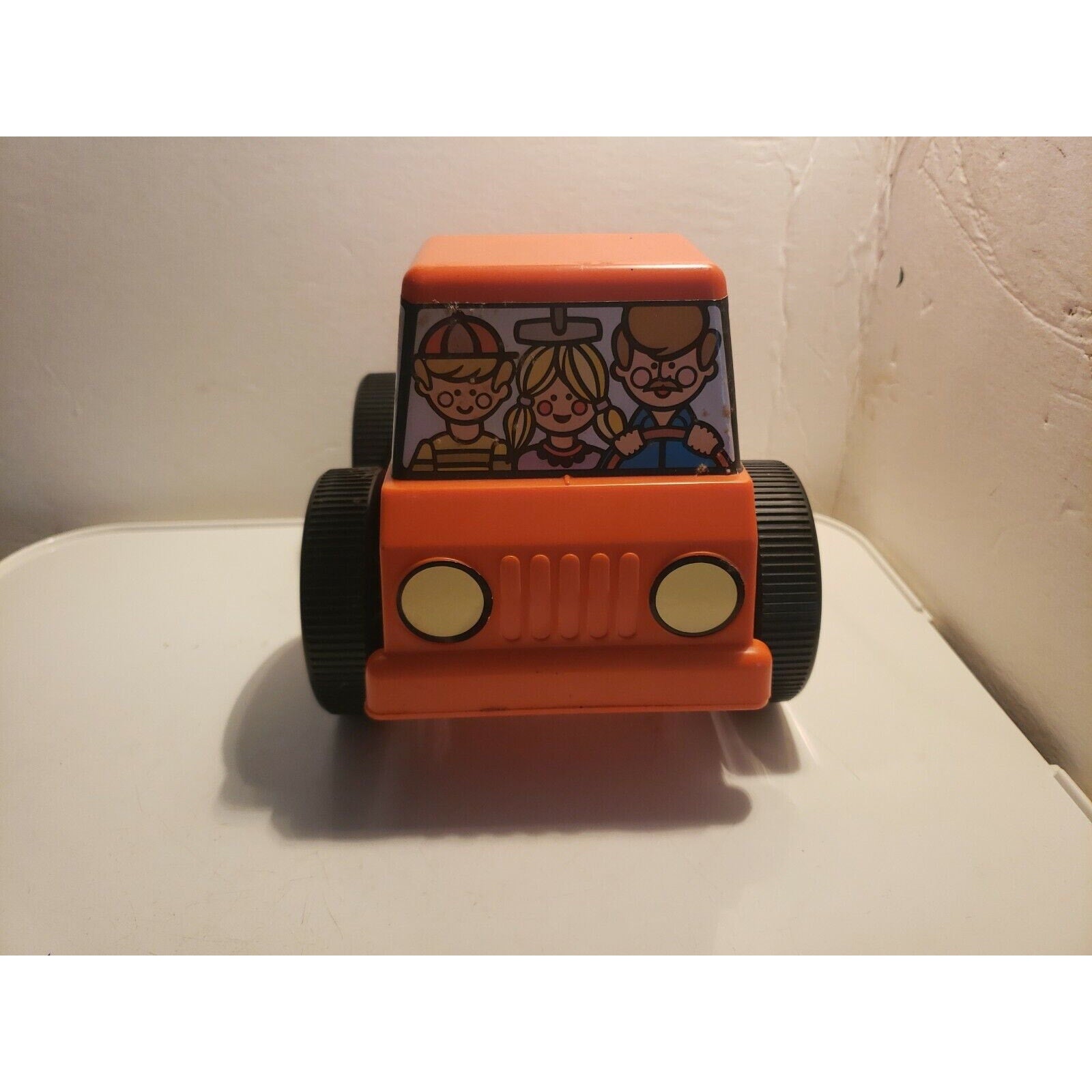 Vintage Tupperware Toys Red Truck Car - Made in the USA