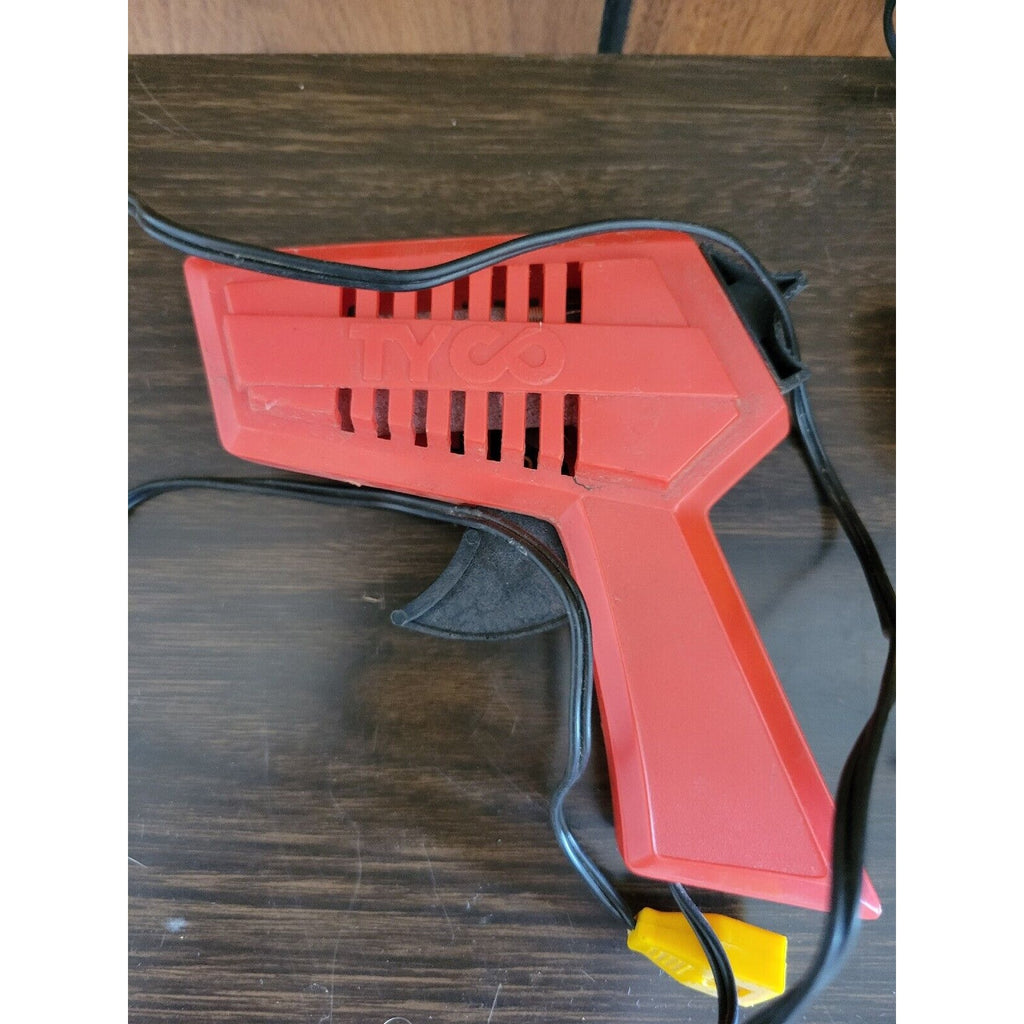 Lot of 2 Tyco Command Controllers w/Lane Change Sw - Red & Yellow Hand Guns